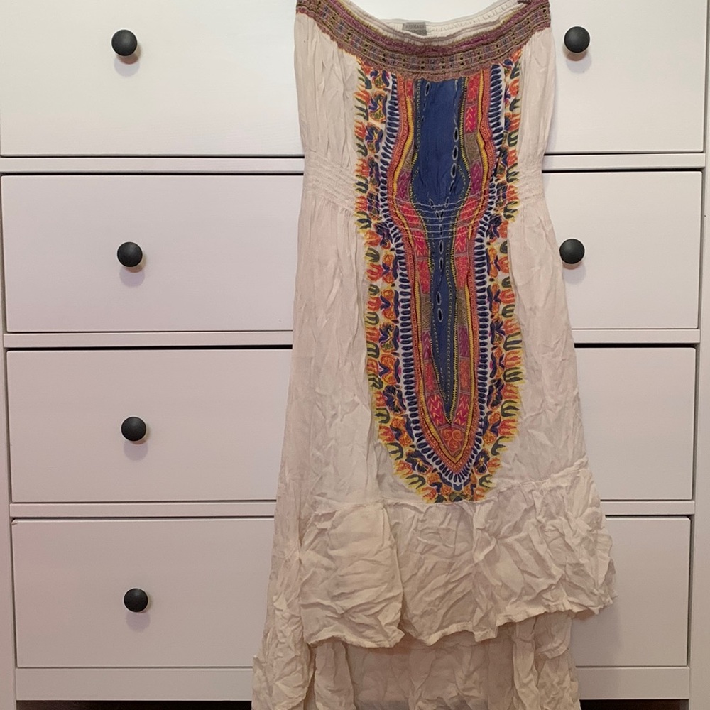 World Market Long Back Short Front Dress S-L Dress